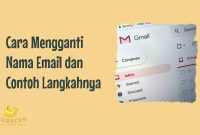 Cara Mengganti Nama Email