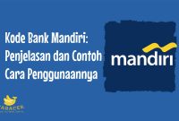 Kode Bank Mandiri