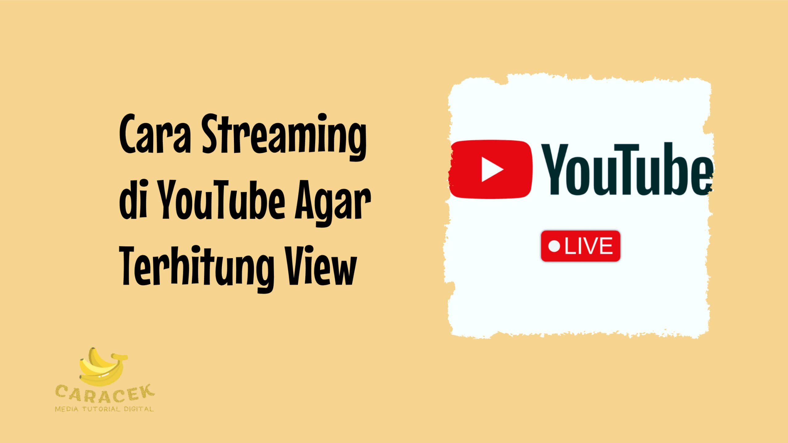 Cara Streaming di YouTube Agar Terhitung View