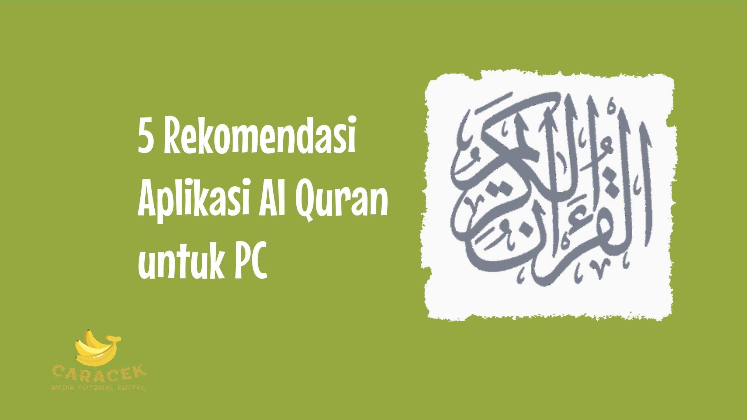Aplikasi Al Quran untuk PC