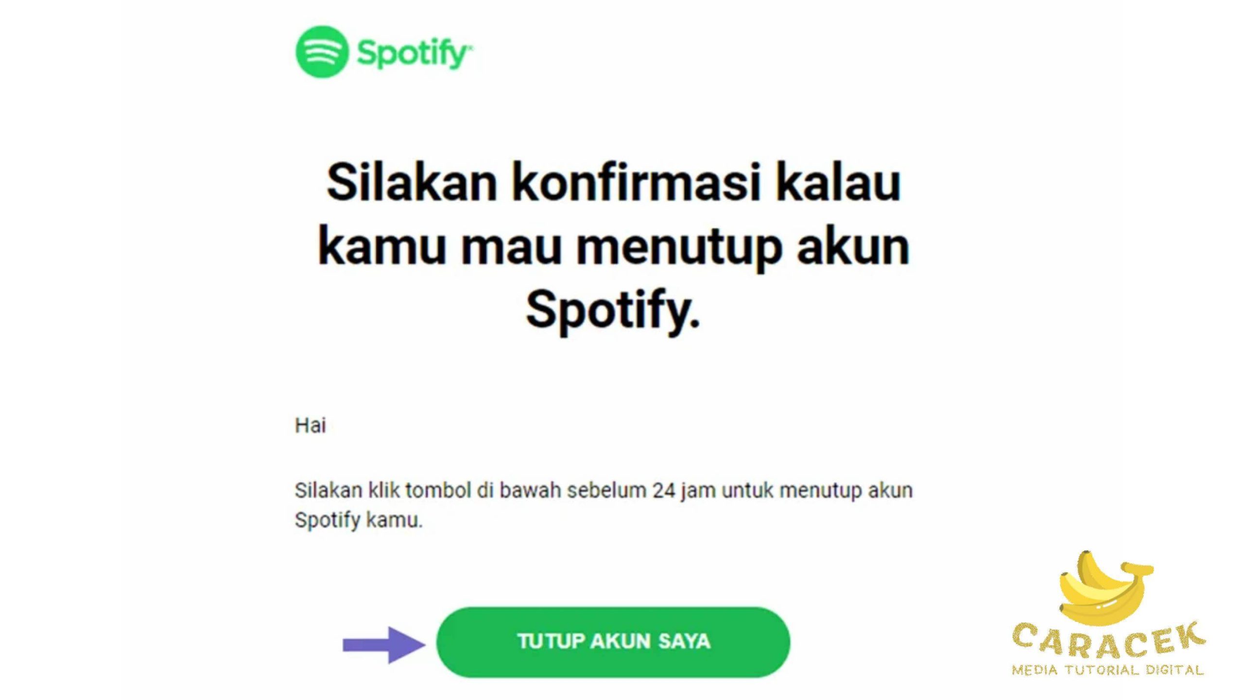 Cara Menghapus Akun Spotify