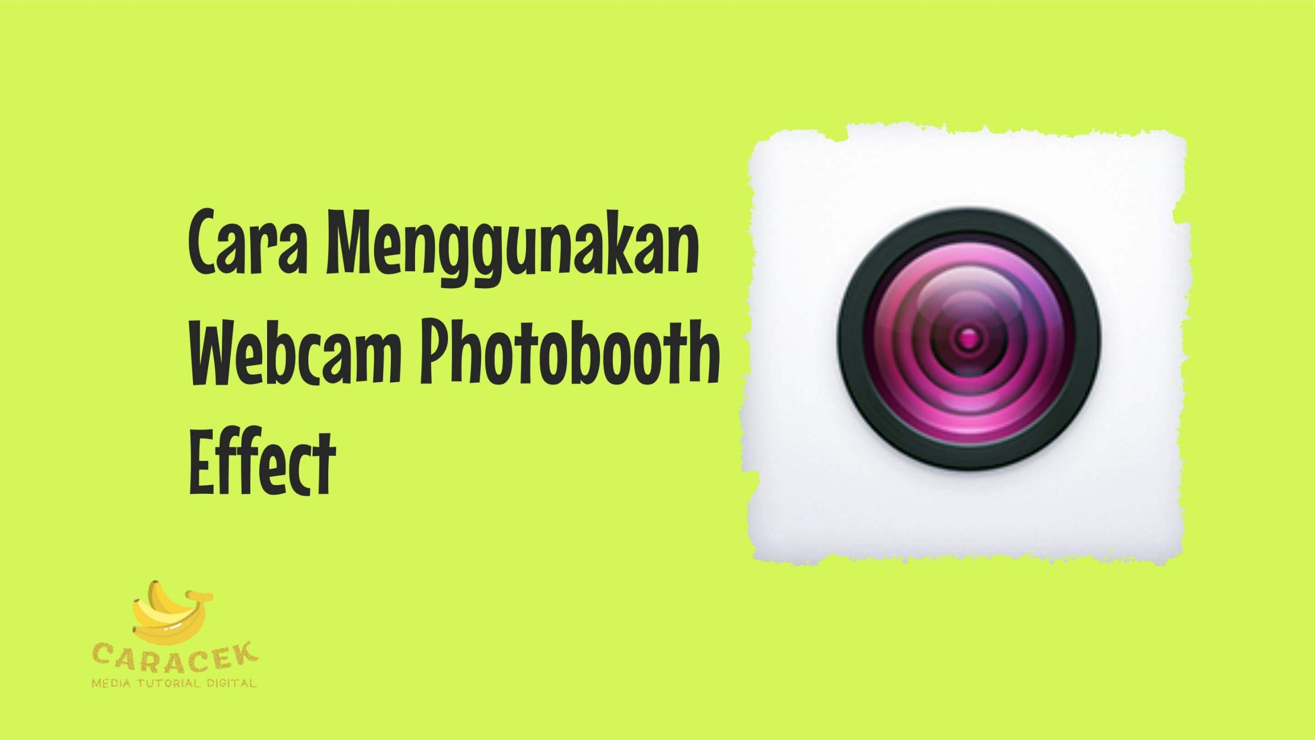 Webcam Photobooth Effect