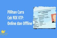 Cara Cek NIK KTP