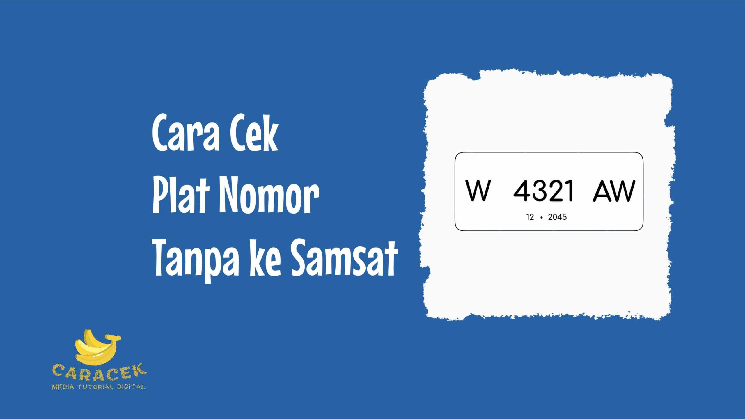 Cara Cek Plat Nomor