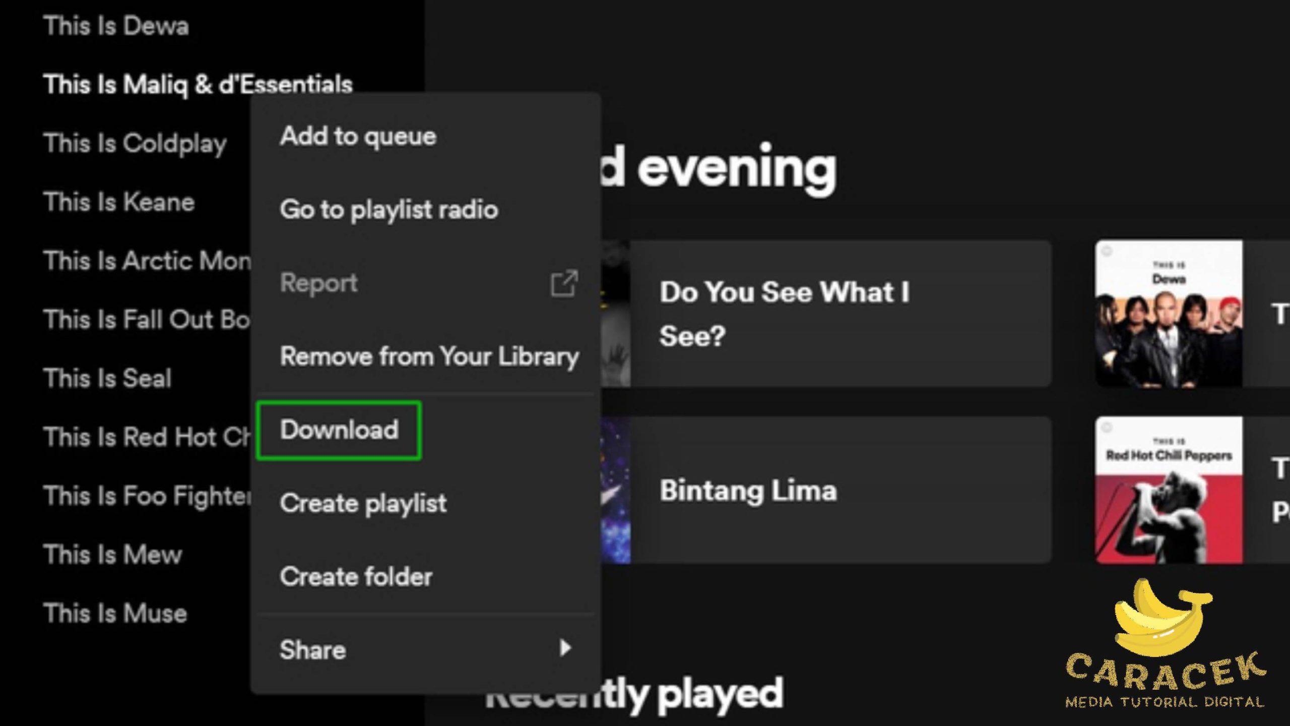 Cara Download Lagu di Spotify