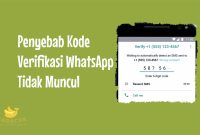 Penyebab Kode Verifikasi WhatsApp Tidak Muncul