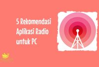 Aplikasi Radio untuk PC