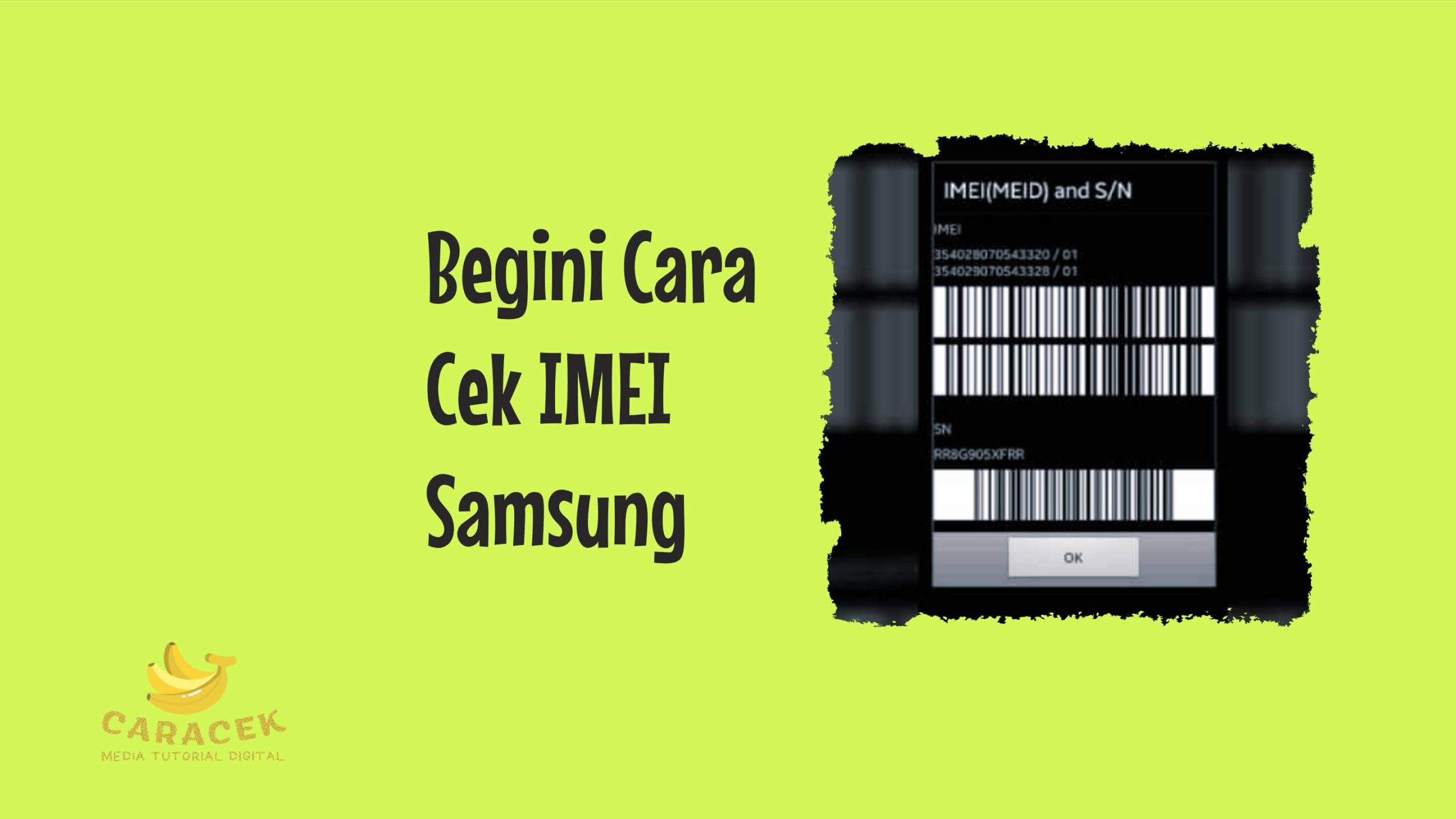 Cara Cek IMEI Samsung