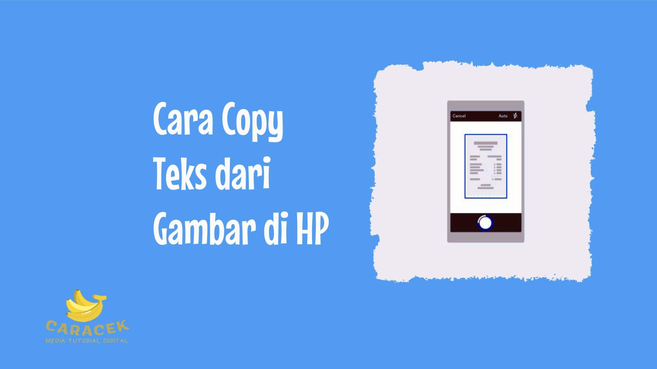 Cara Copy Teks dari Gambar