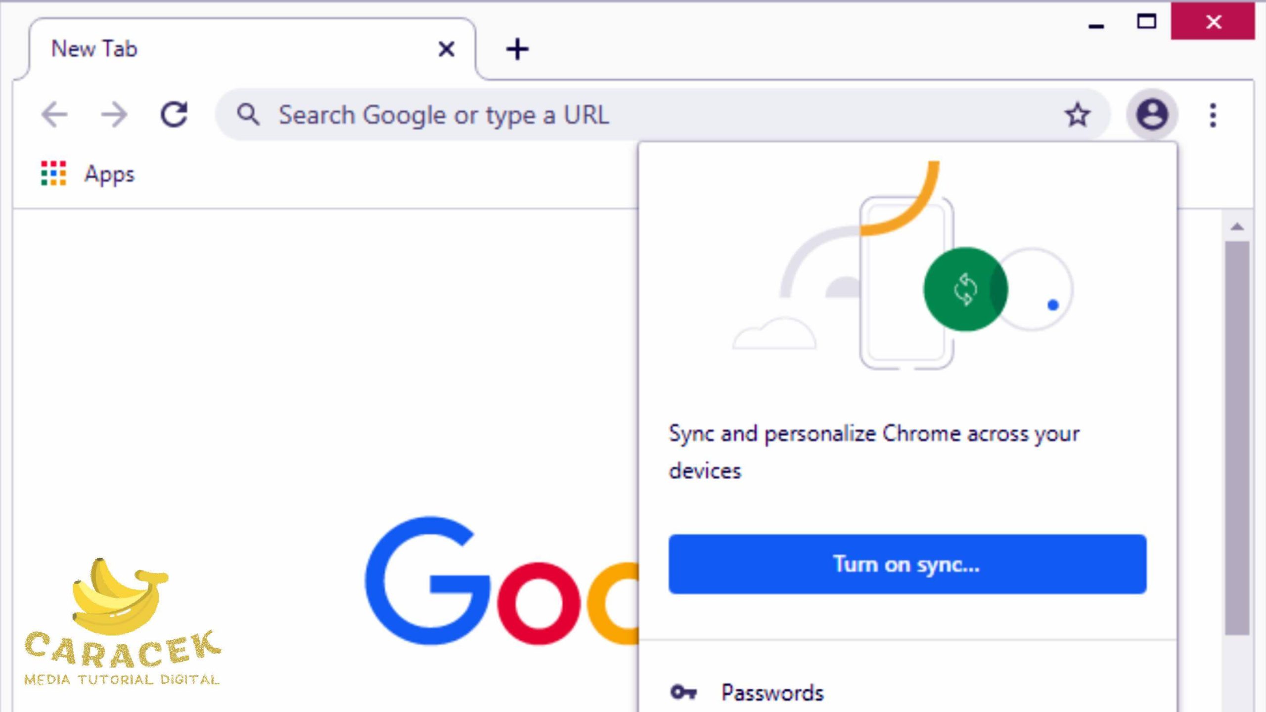 Cara Menyinkronkan Google Chrome