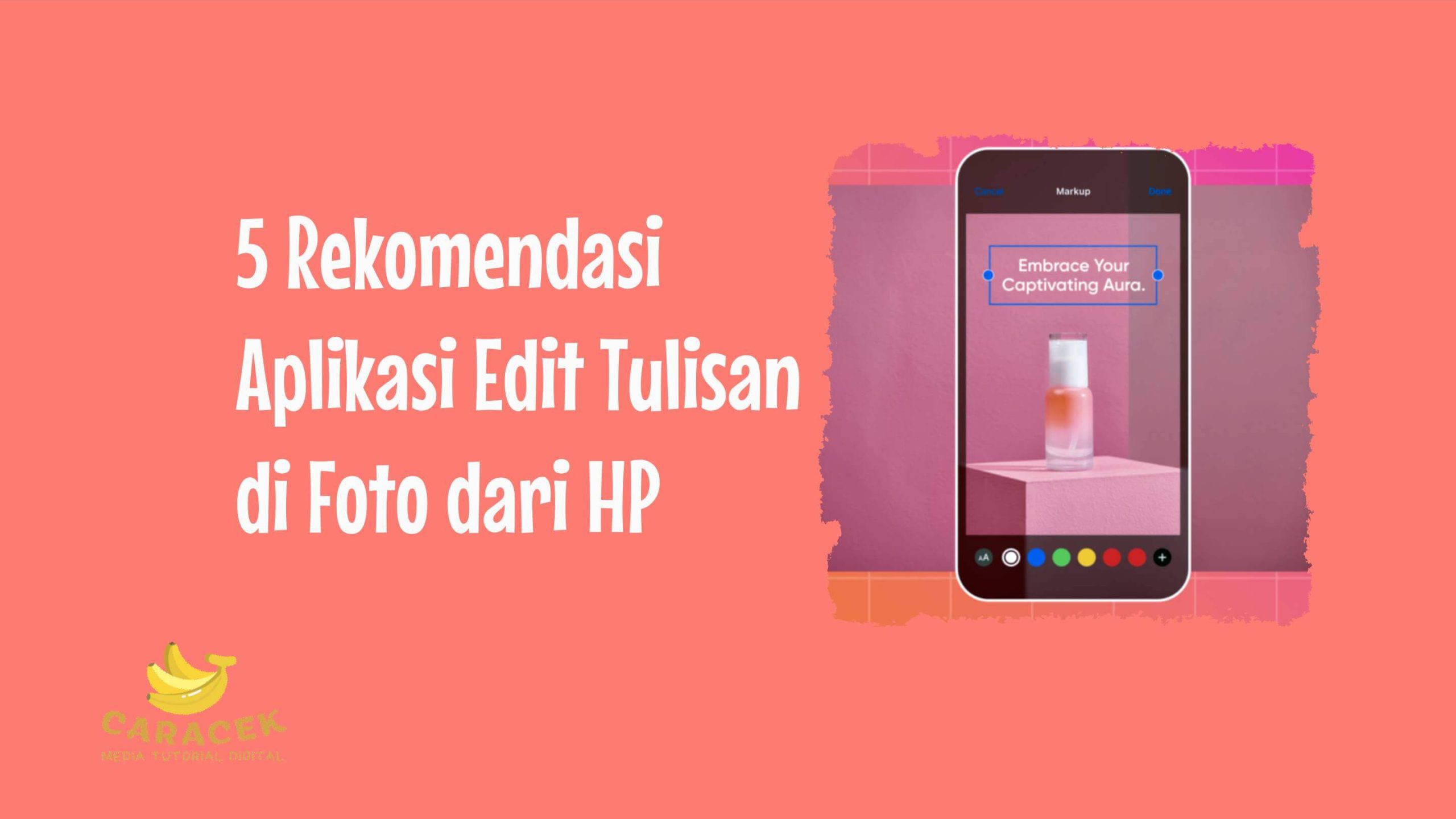 Aplikasi Edit Tulisan