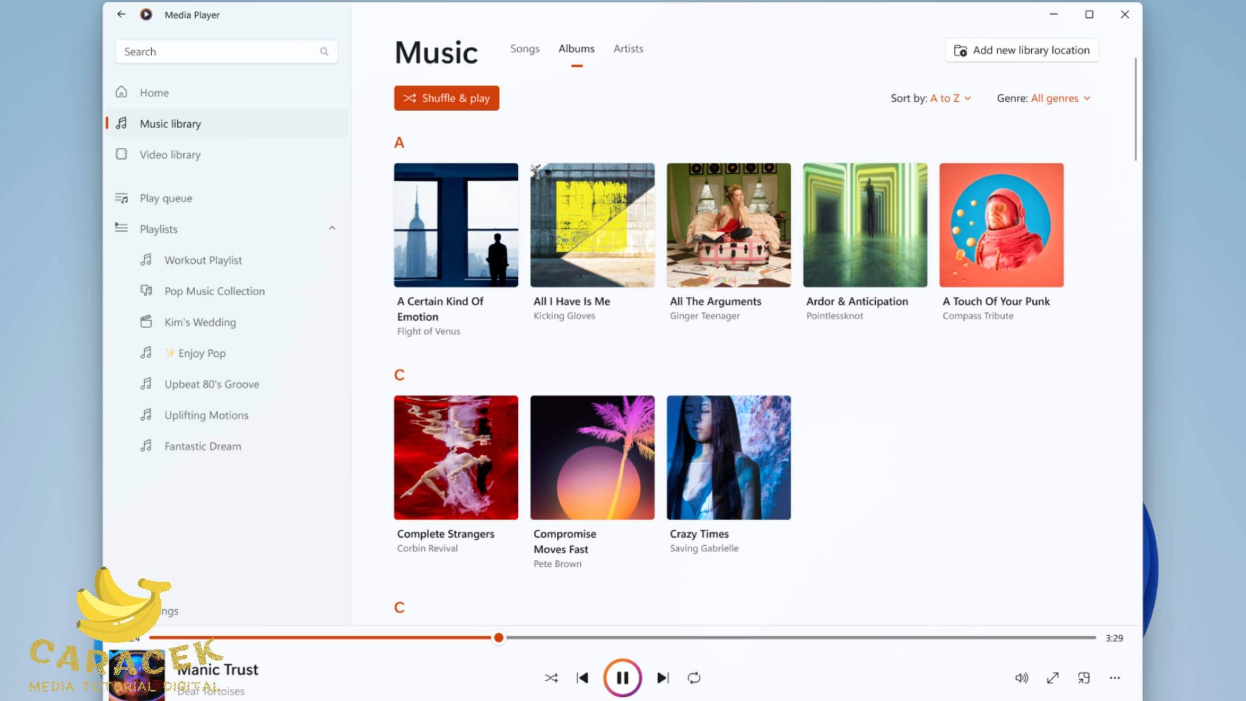 Aplikasi Pemutar Musik PC