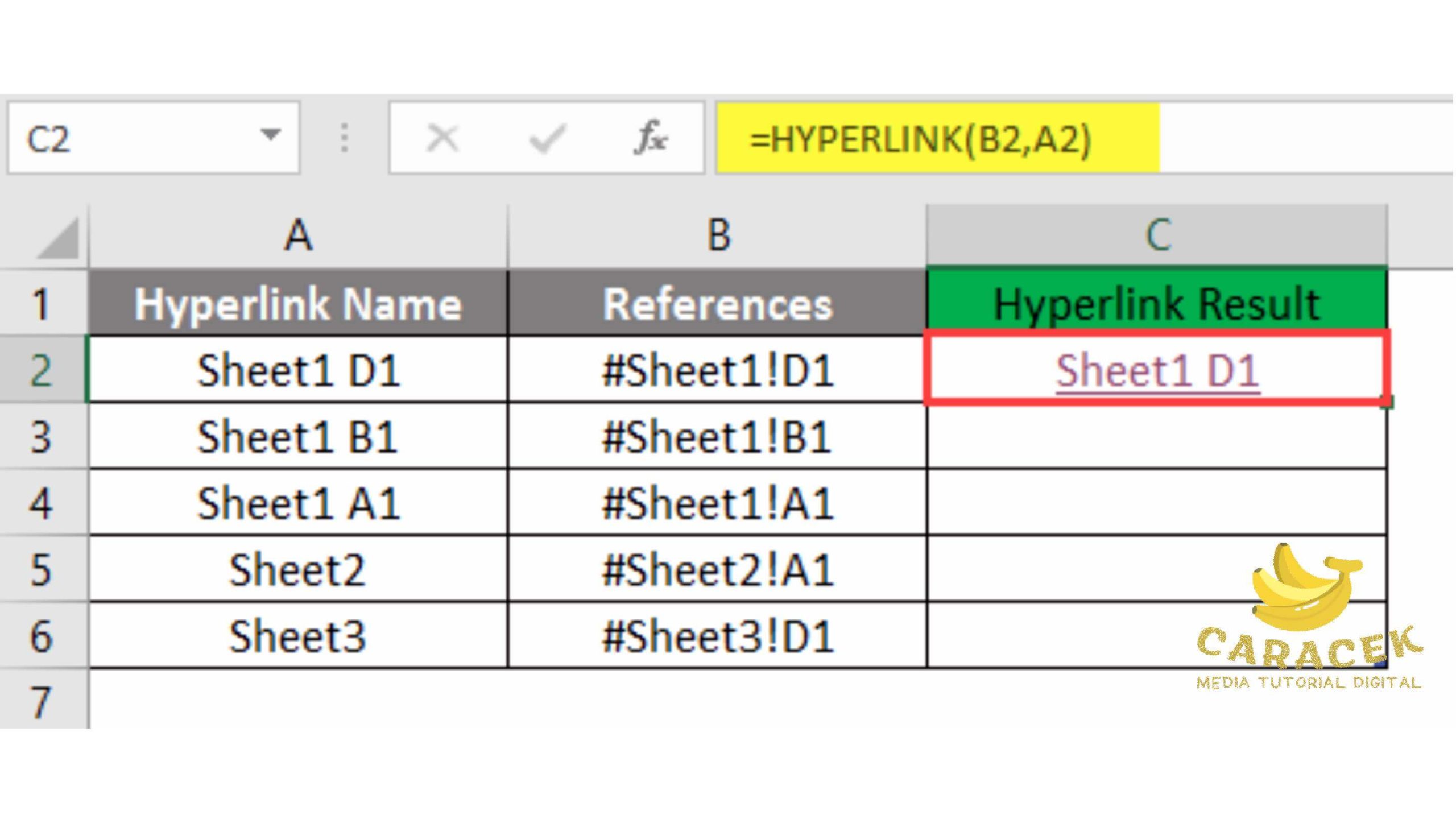 Cara Membuat Hyperlink di Excel