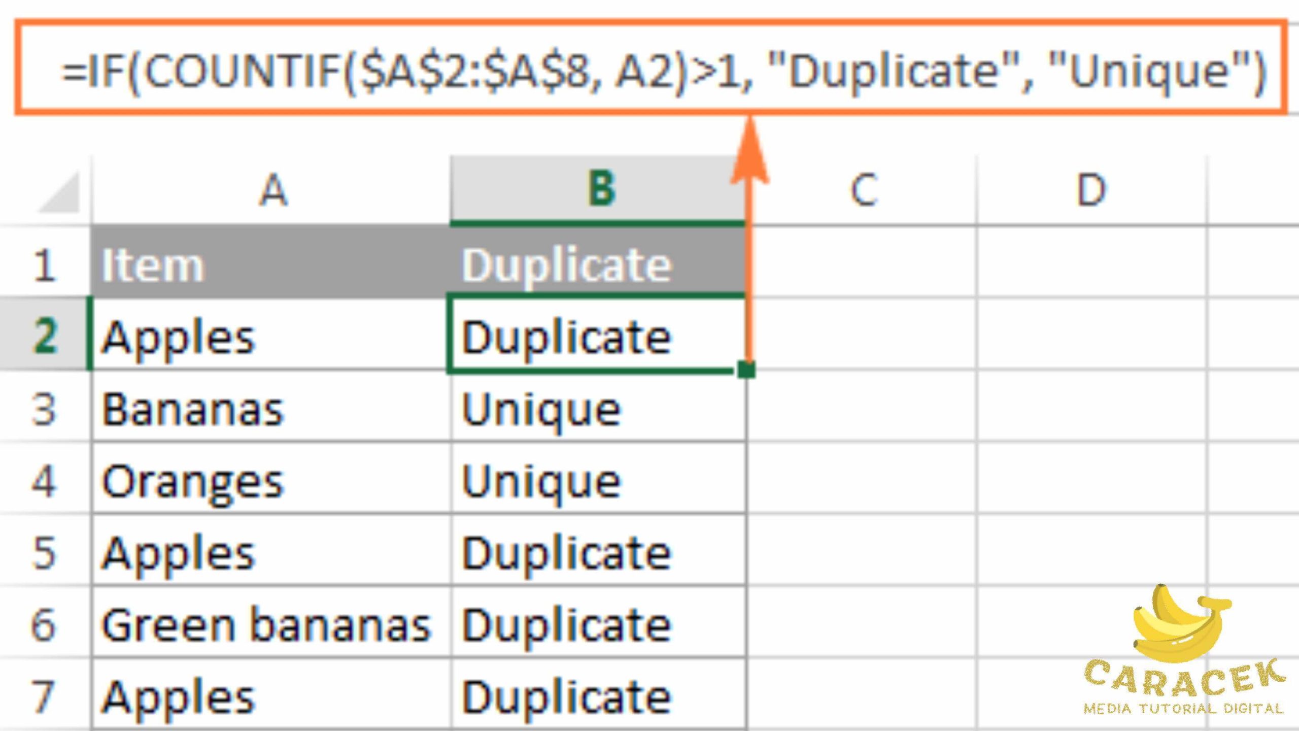 Cara Menemukan Data Duplikat di Excel