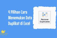 Cara Menemukan Data Duplikat di Excel