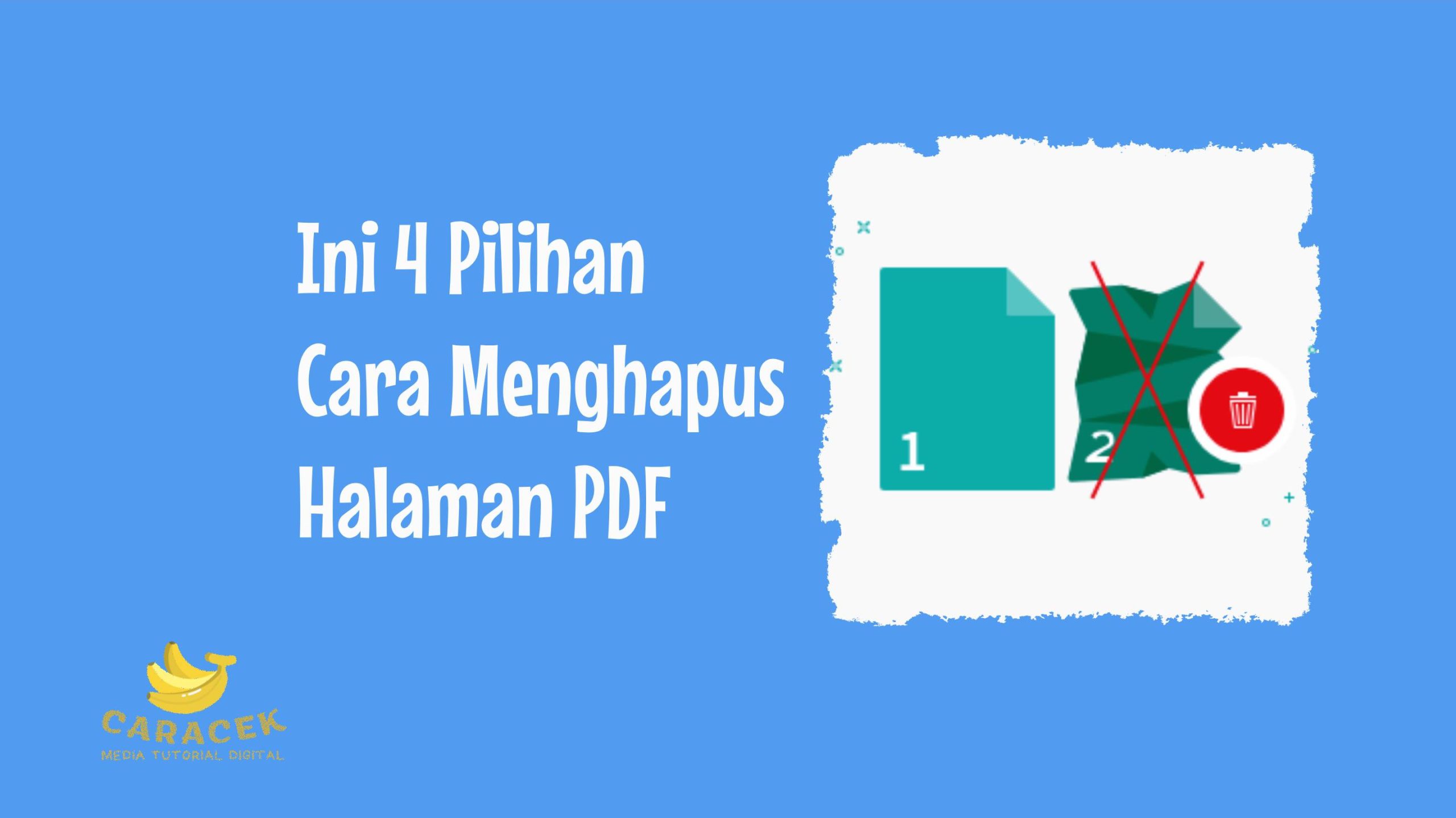 Cara Menghapus Halaman PDF