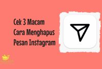 Cara Menghapus Pesan Instagram