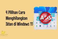 Cara Menghilangkan Iklan di Windows 11