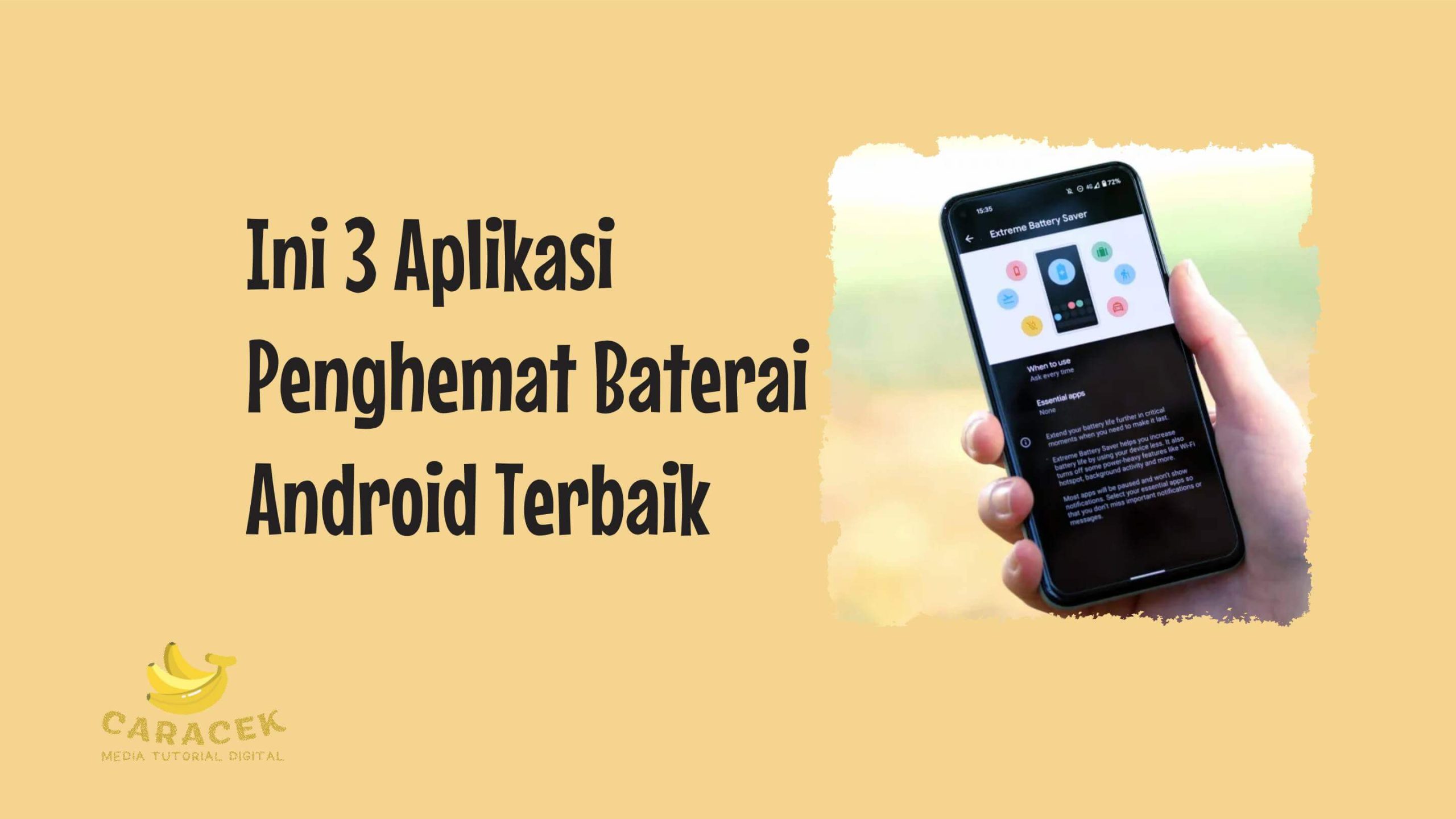 Aplikasi Penghemat Baterai Android Terbaik