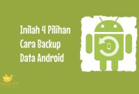 Cara Backup Data Android