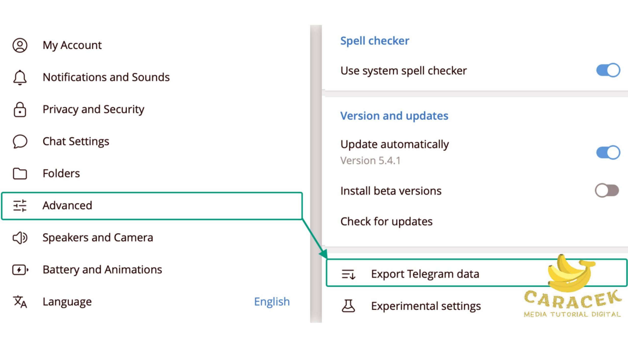 Cara Backup Data Telegram