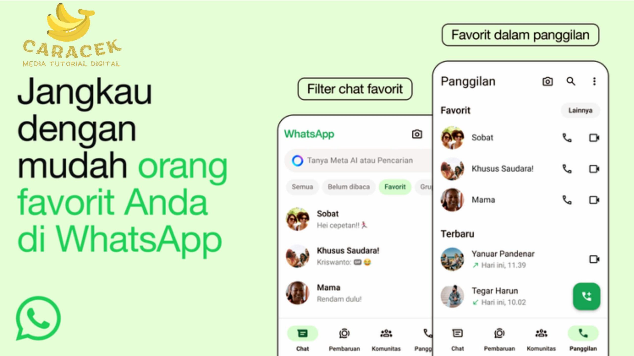 Cara Buat Daftar Favorit di WhatsApp