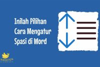 Cara Mengatur Spasi di Word