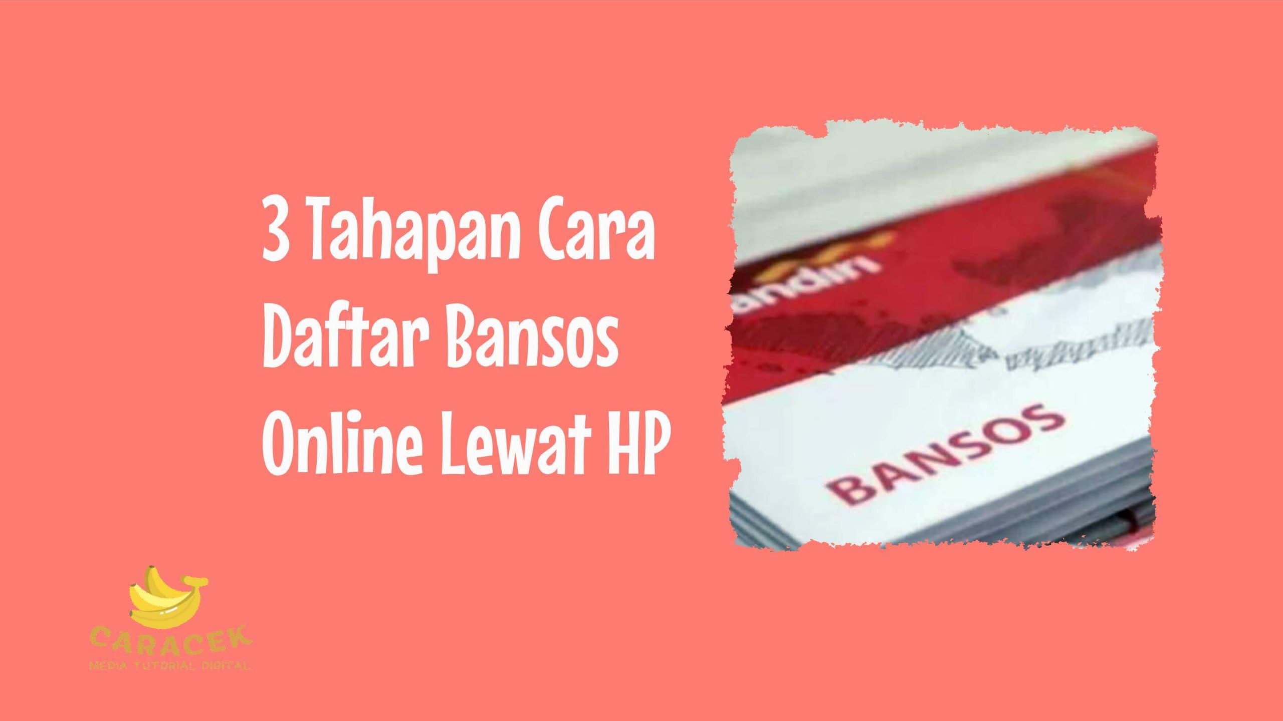 Cara Daftar Bansos Online Lewat HP