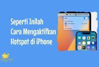 Cara Mengaktifkan Hotspot di iPhone