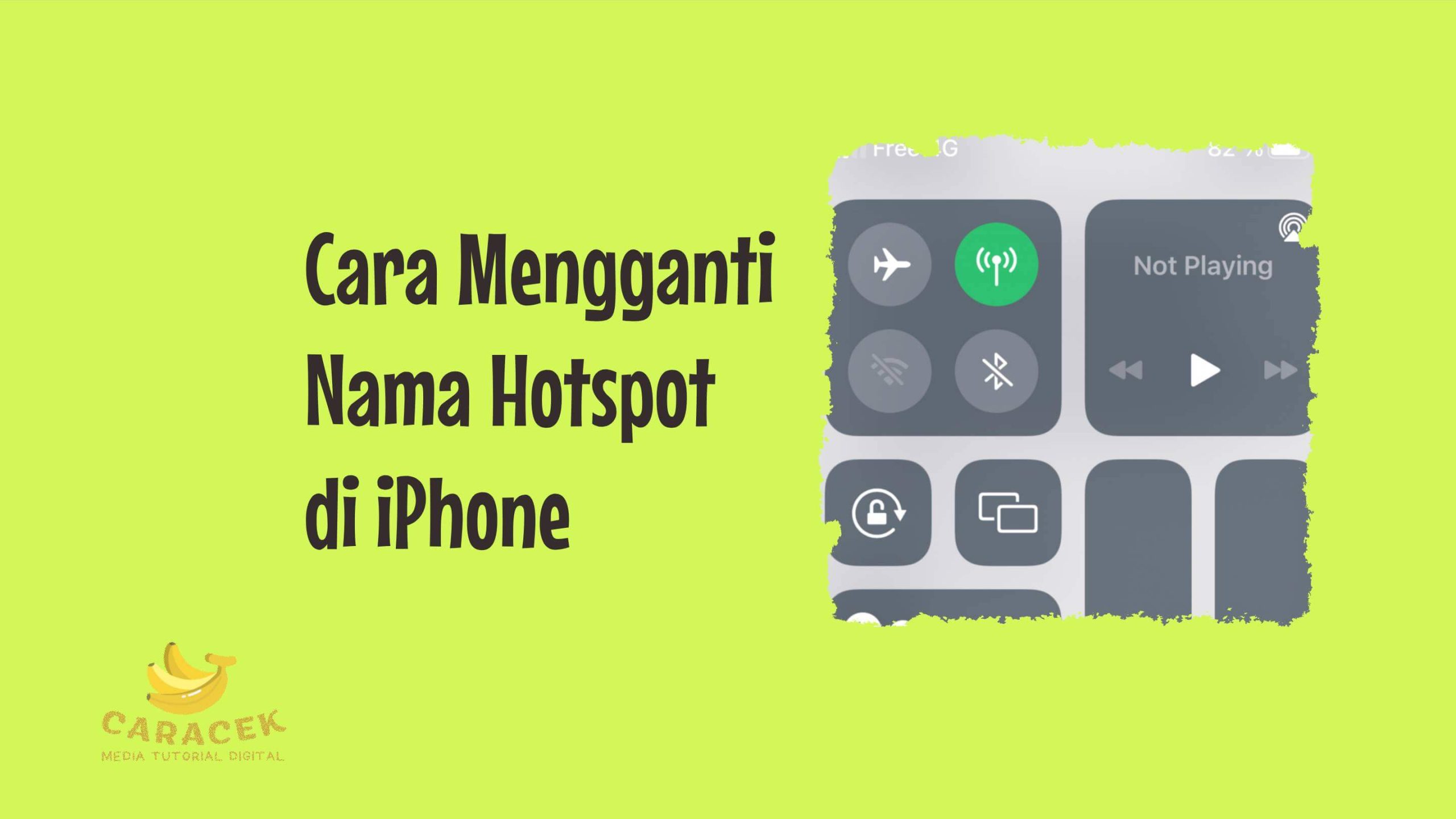 Cara Mengganti Nama Hotspot di iPhone