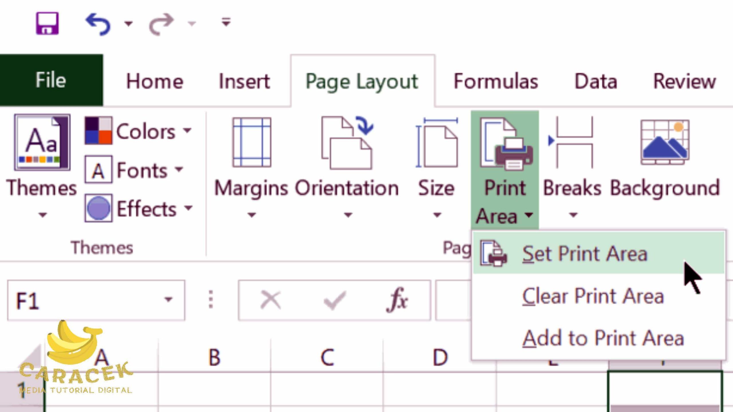 Cara Print Excel agar Tidak Terpotong