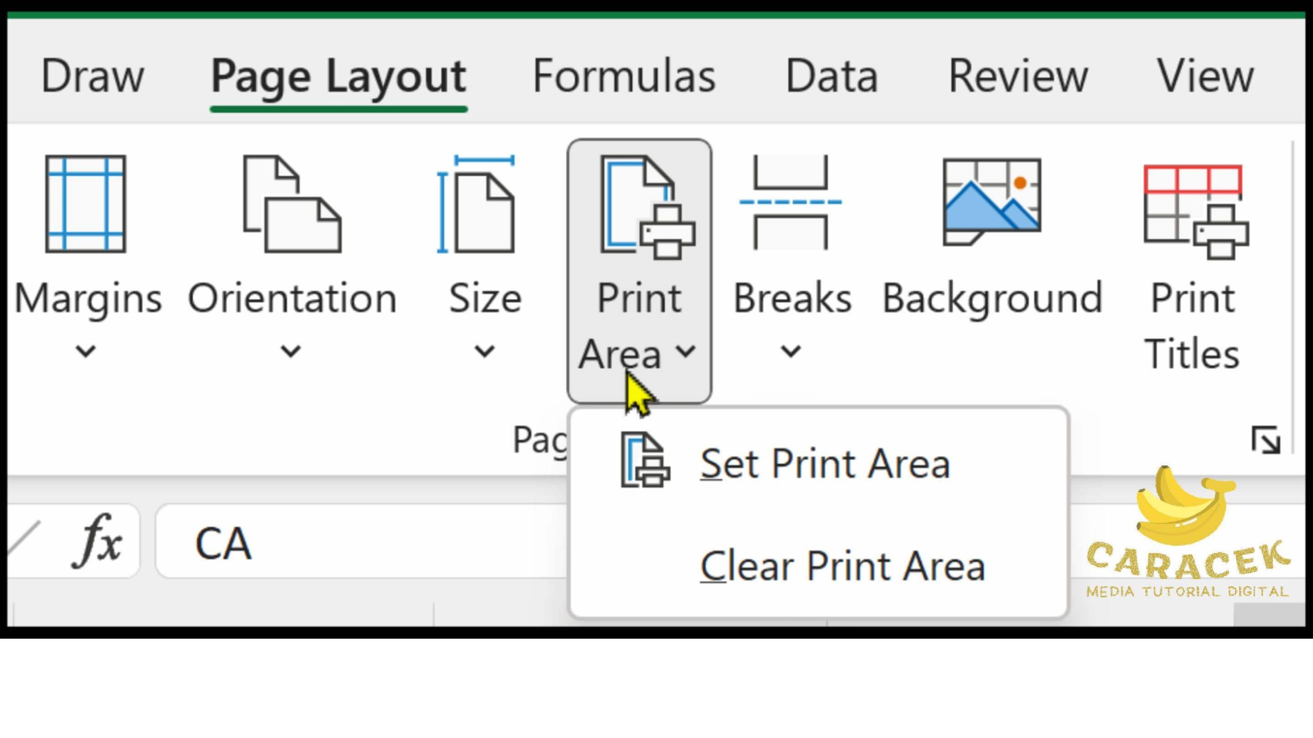 Cara Print Excel agar Tidak Terpotong