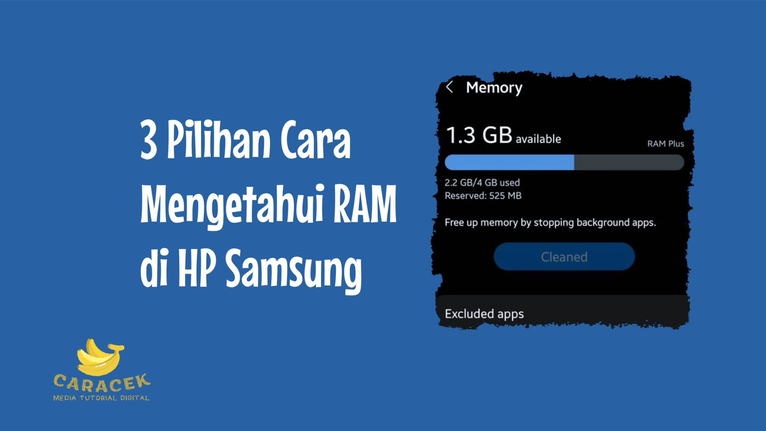 Cara Mengetahui RAM di HP Samsung